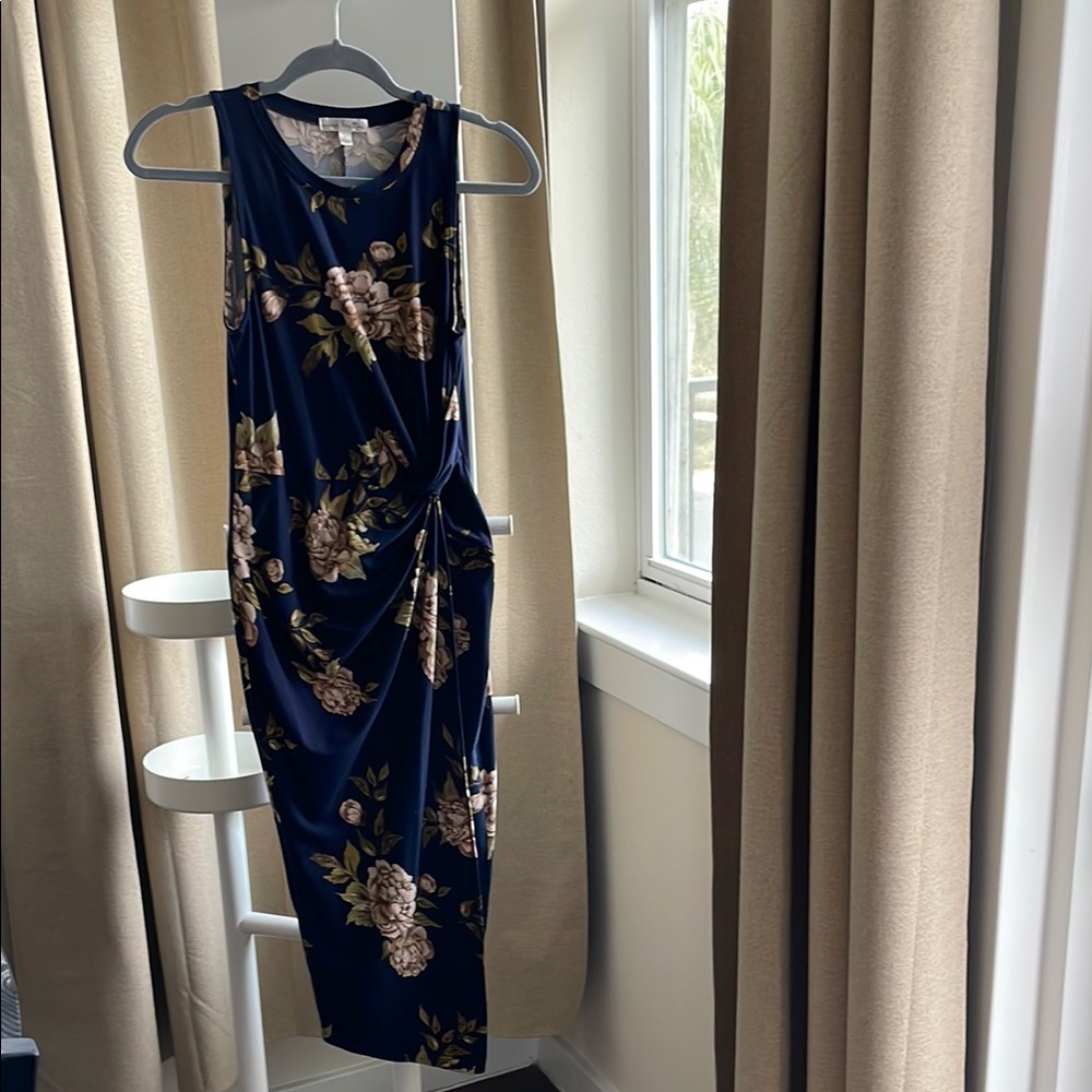 Floral Navy Dress